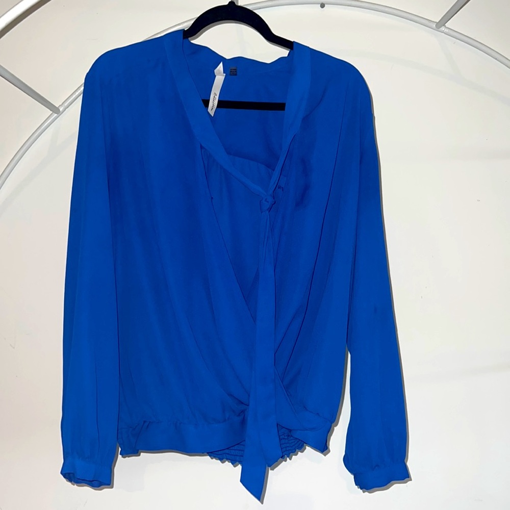 Blue dress too